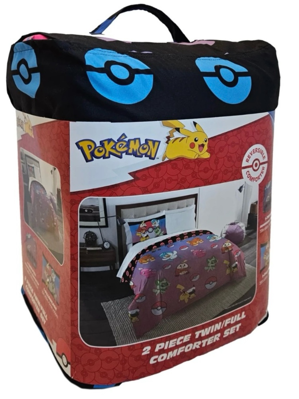 Pokemon Reversible Comforter 2Pc set